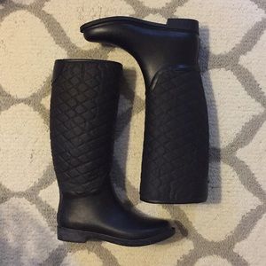 Black Zara rain boots (BNWT)